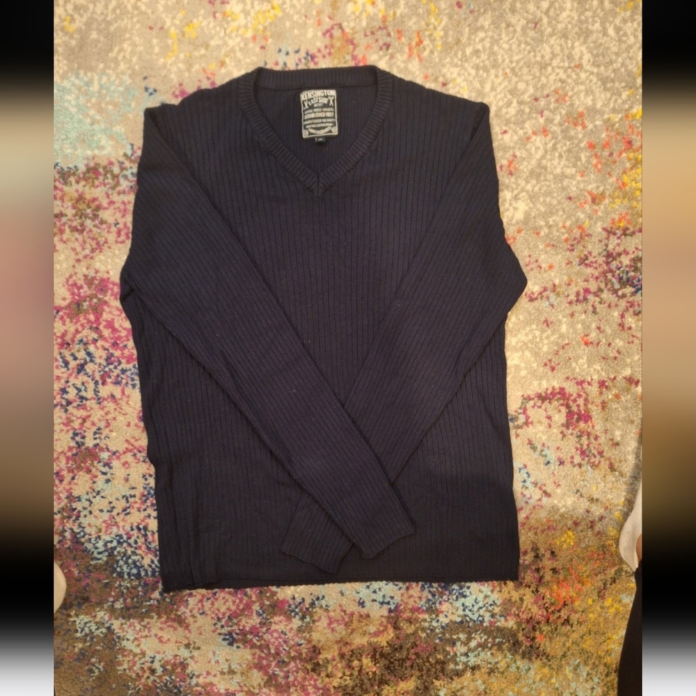Mens Kensington Eastside v neck sweater size XL.